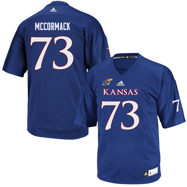 Youth #73 Mike McCormack Kansas Jayhawks College Football Jerseys Sale-Royal - Click Image to Close